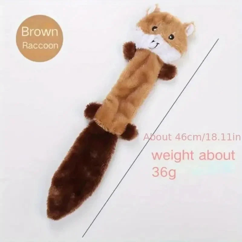 Bite-Resistant Plush Dog Chew Toy