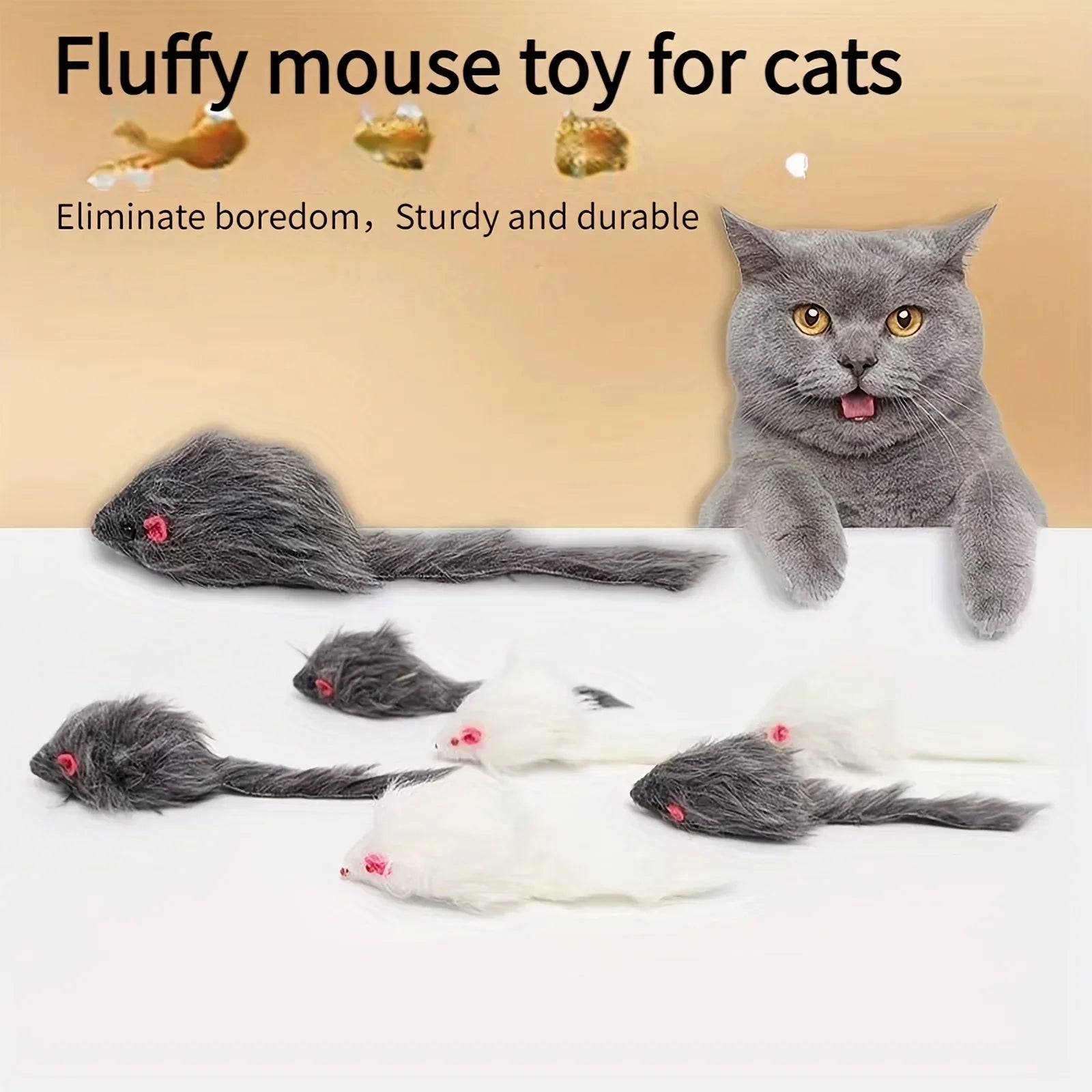 Plush Mouse Cat Toys
