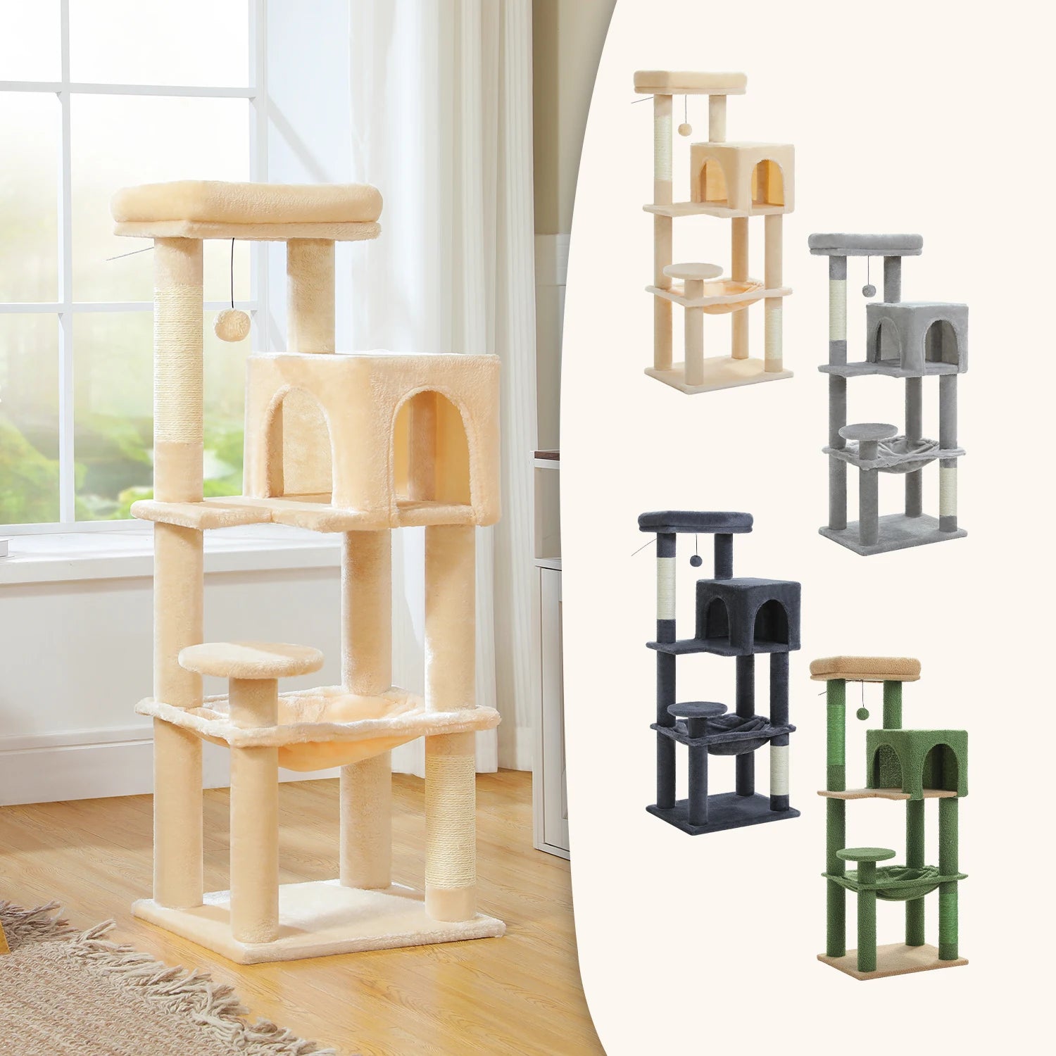 Multi-Level Cat Tree Tower