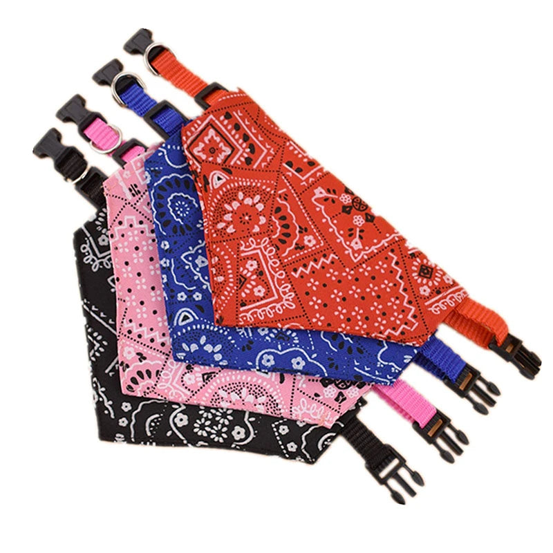 Printed Adjustable Pet Bandana