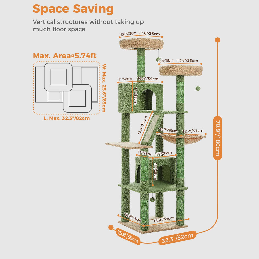 Multi-Level Cat Tree Tower