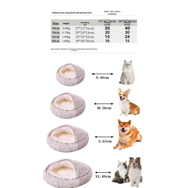 Soft Plush Pet Bed