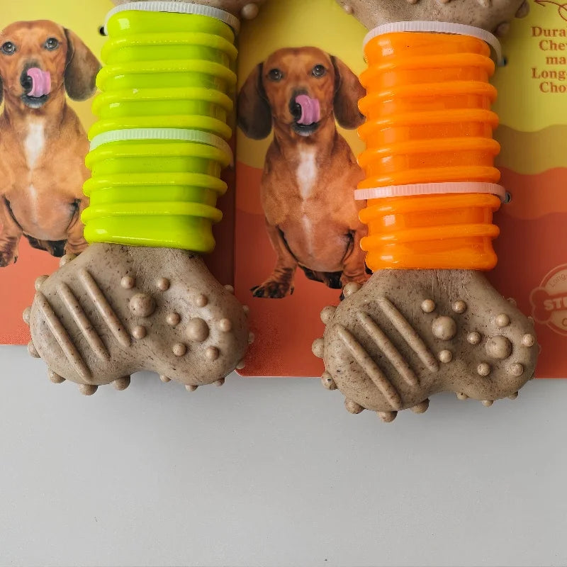 Durable Bone-Shaped Dog Chew Toy