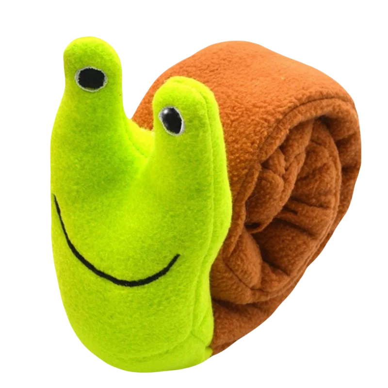 Interactive Snail Puzzle Dog Toy