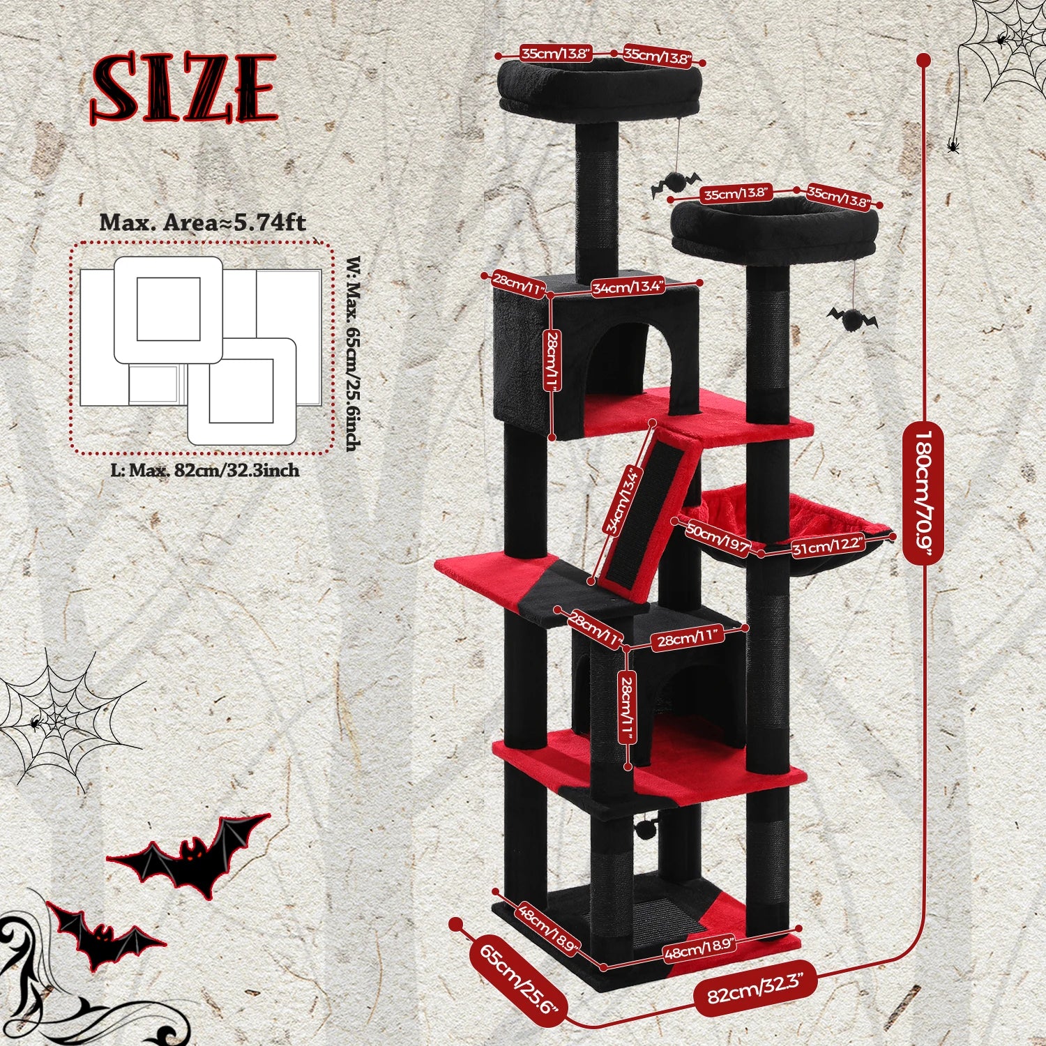 Multi-Level Cat Tree Tower