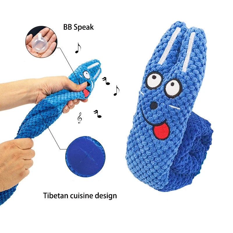 Interactive Snail Puzzle Dog Toy