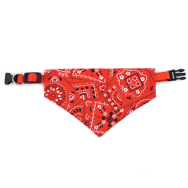 Printed Adjustable Pet Bandana
