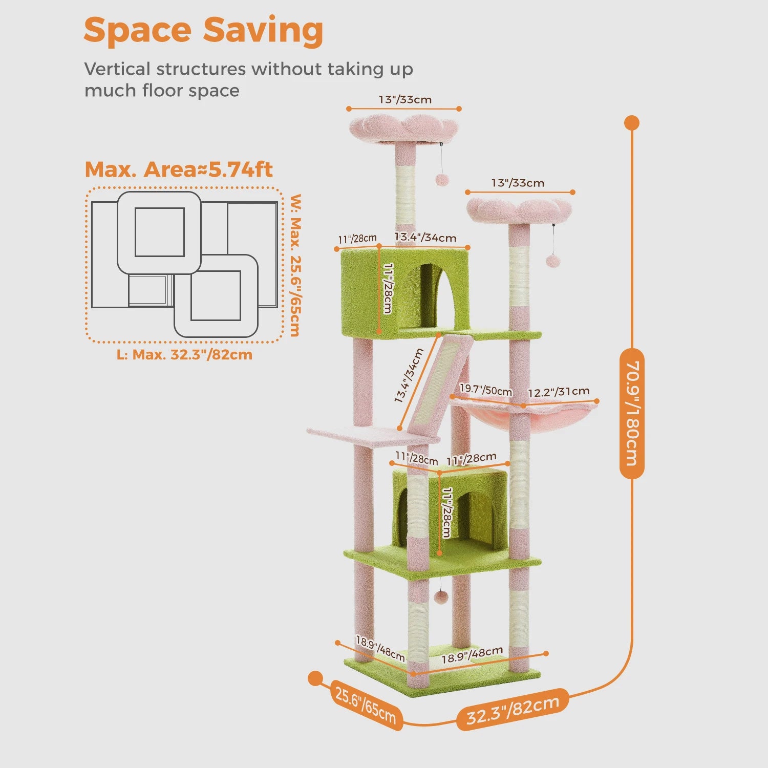 Multi-Level Cat Tree Tower
