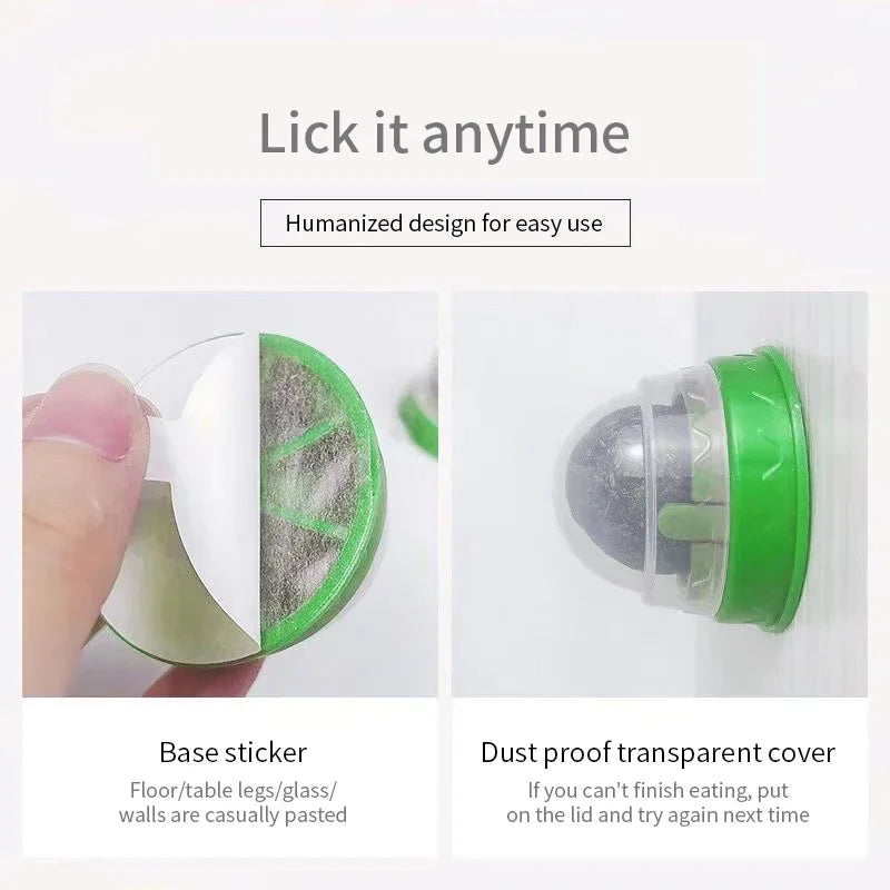 Rotating Cat Mint Wall Toy