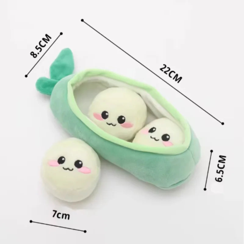 Squeaky Sausage Plush Dog Toy