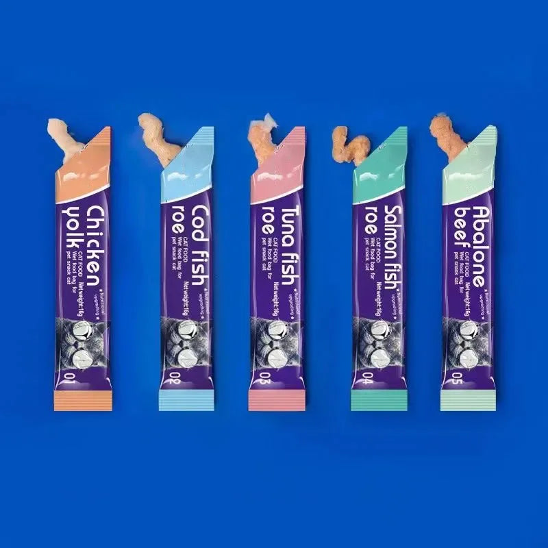 Mixed Seafood Cat Treat Strips