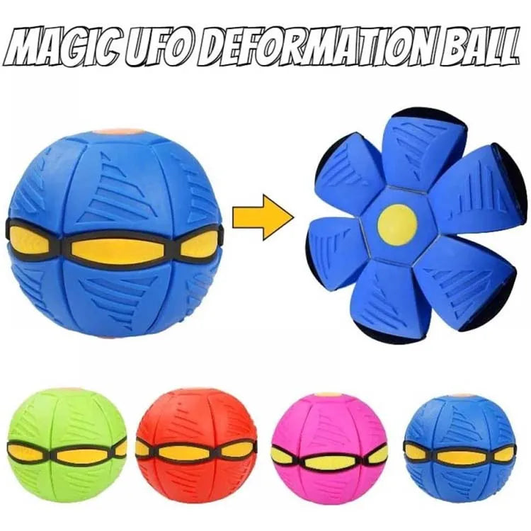 Flying UFO Morph Ball Dog Toy