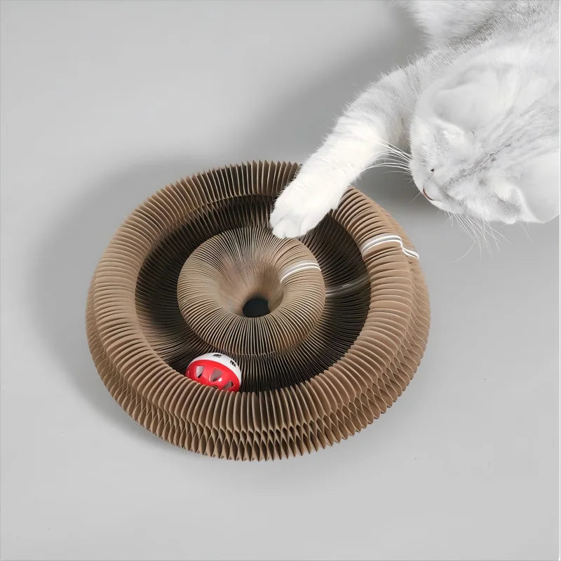 Foldable Magic Curl Cat Scratcher