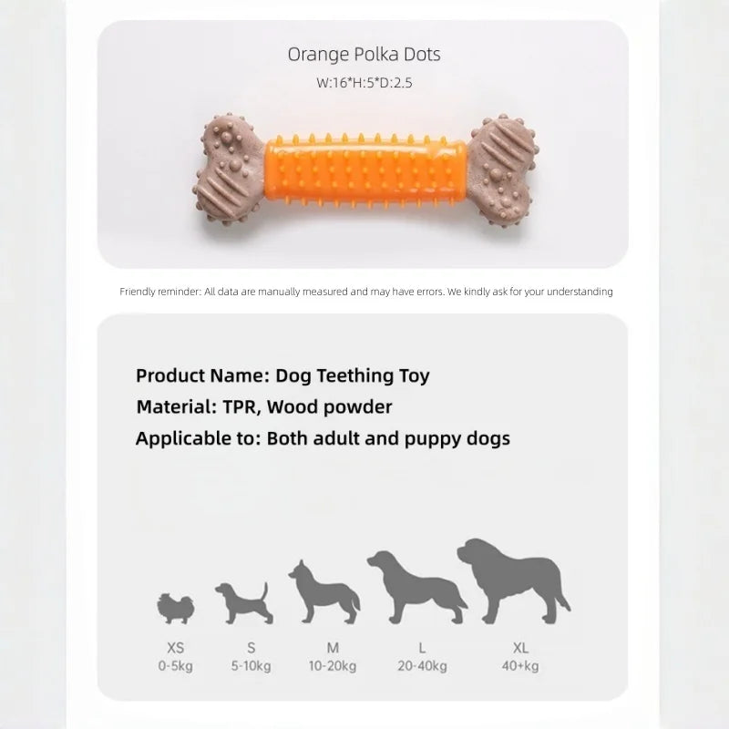 Durable Bone-Shaped Dog Chew Toy