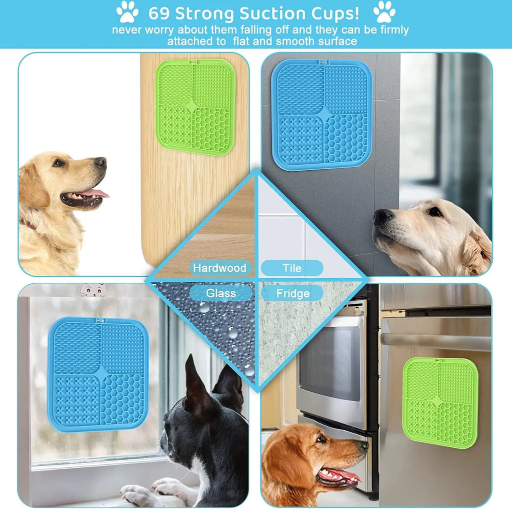 Suction Cup Lick Mat for Dogs & Cats
