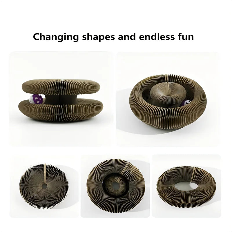 Foldable Magic Curl Cat Scratcher