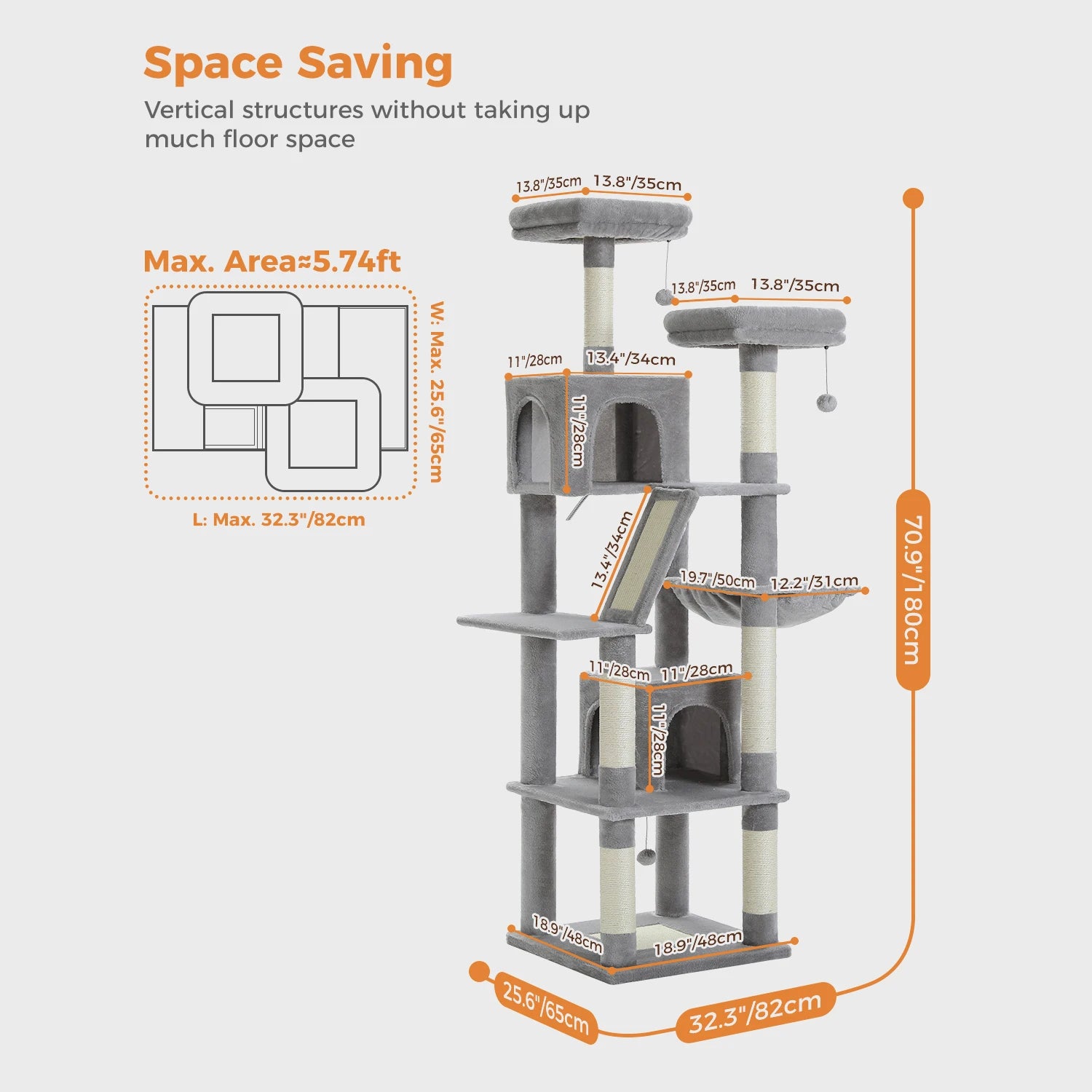 Multi-Level Cat Tree Tower