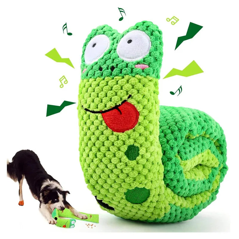 Interactive Snail Puzzle Dog Toy
