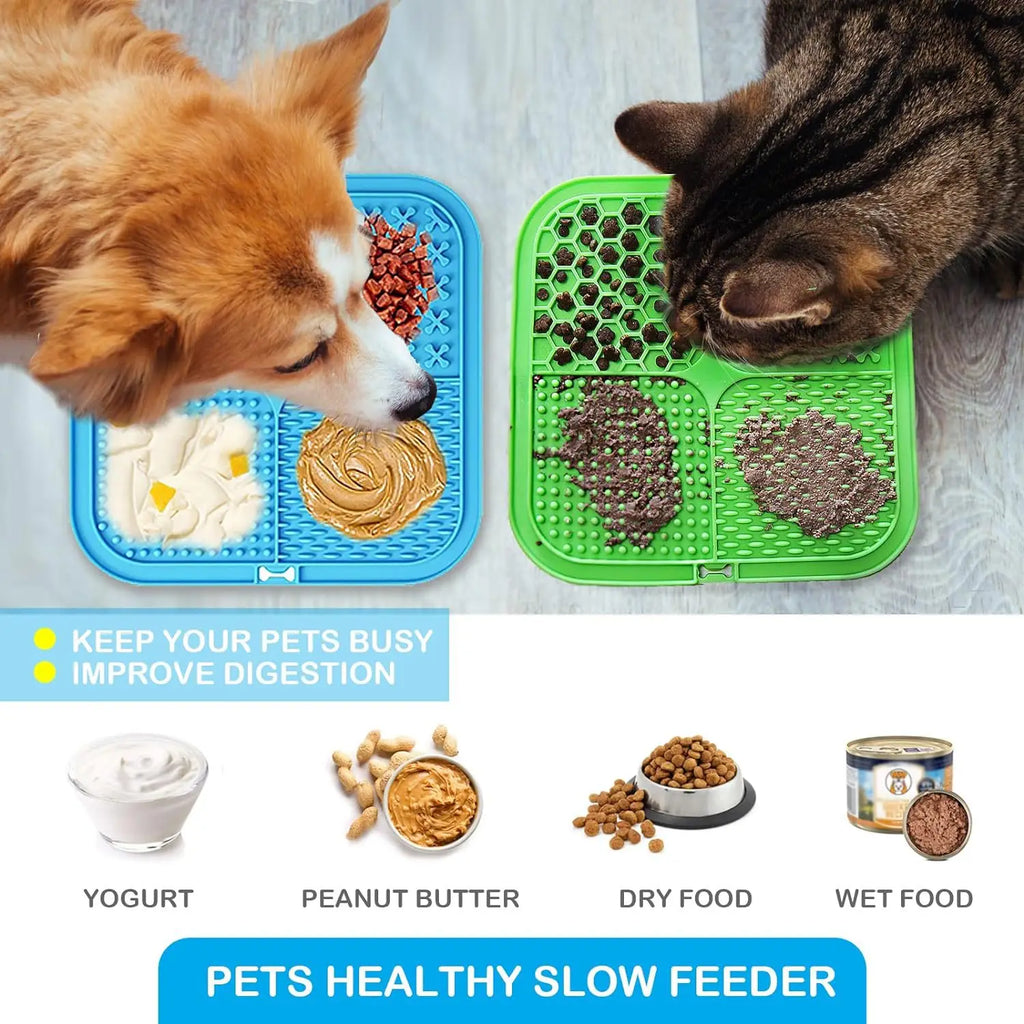 Suction Cup Lick Mat for Dogs & Cats