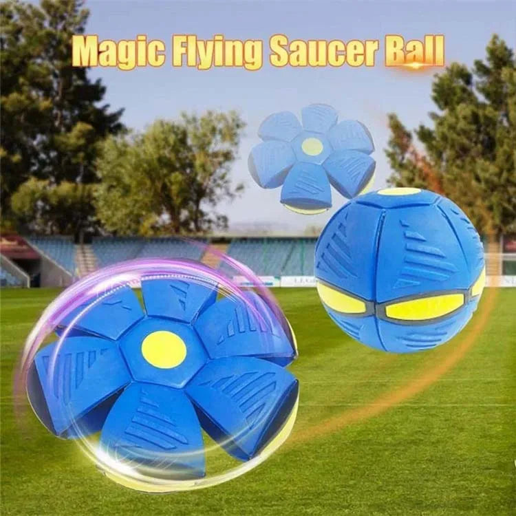 Flying UFO Morph Ball Dog Toy