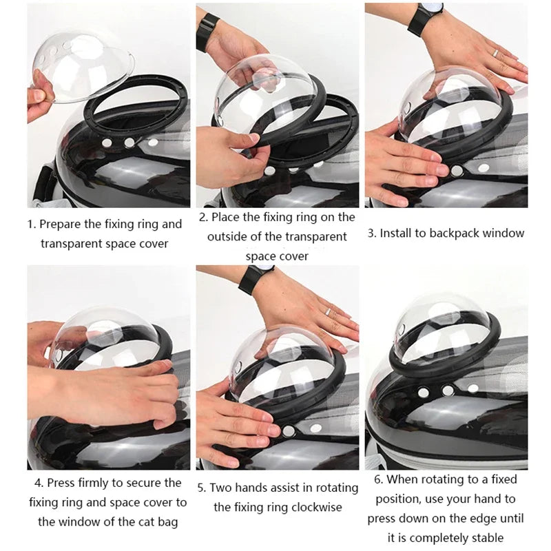Transparent Cat Carrier Backpack