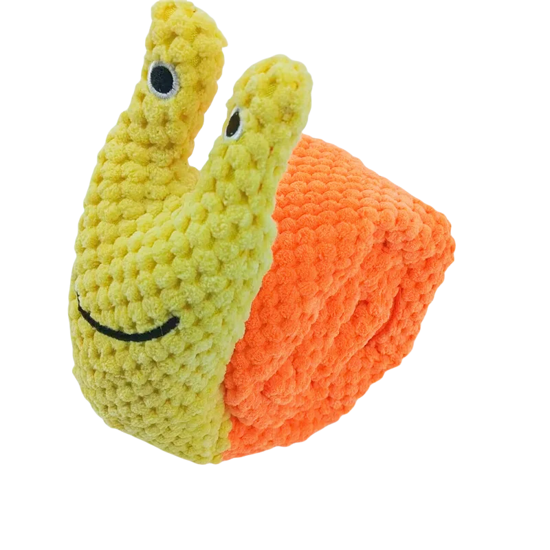 Interactive Snail Puzzle Dog Toy