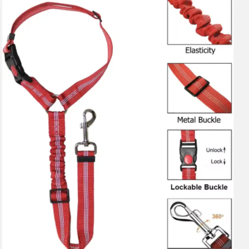 Reflective Pet Car Seat Belt