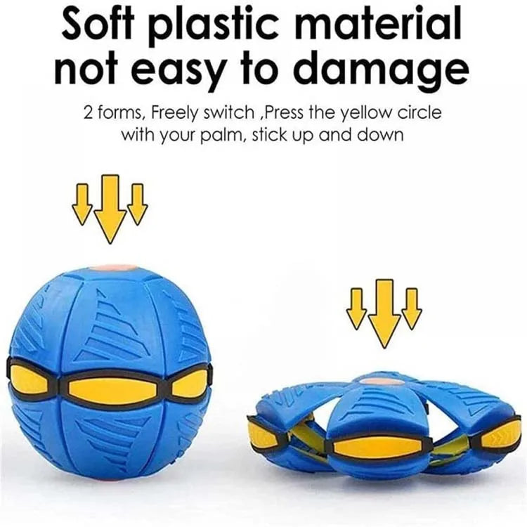Flying UFO Morph Ball Dog Toy