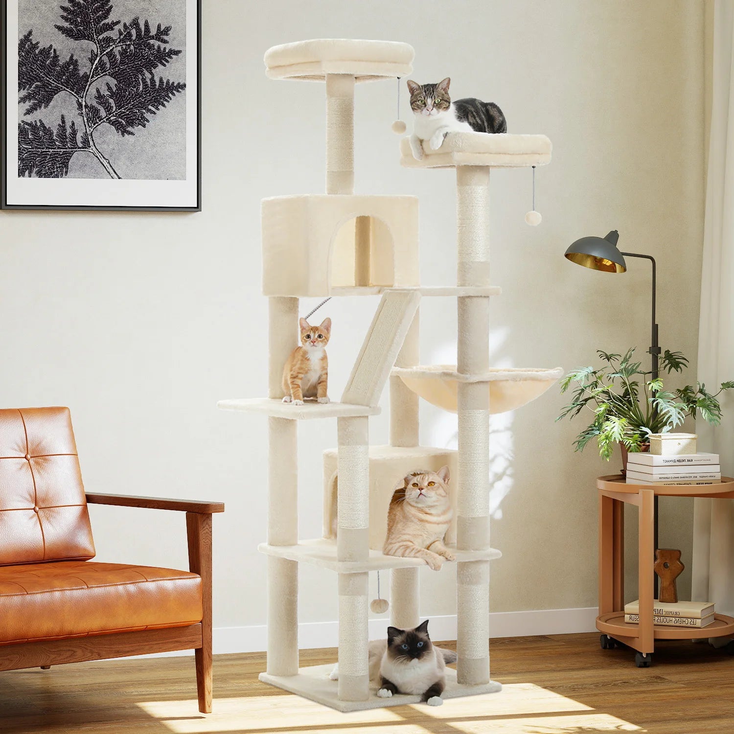Multi-Level Cat Tree Tower