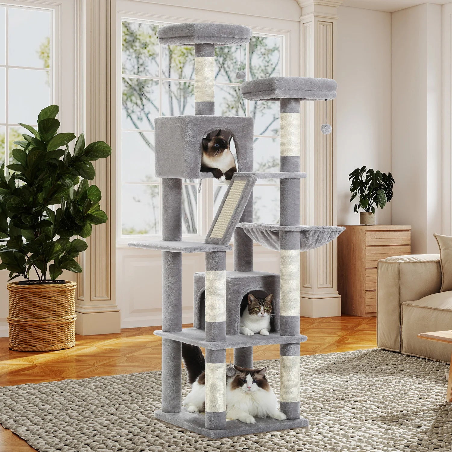 Multi-Level Cat Tree Tower