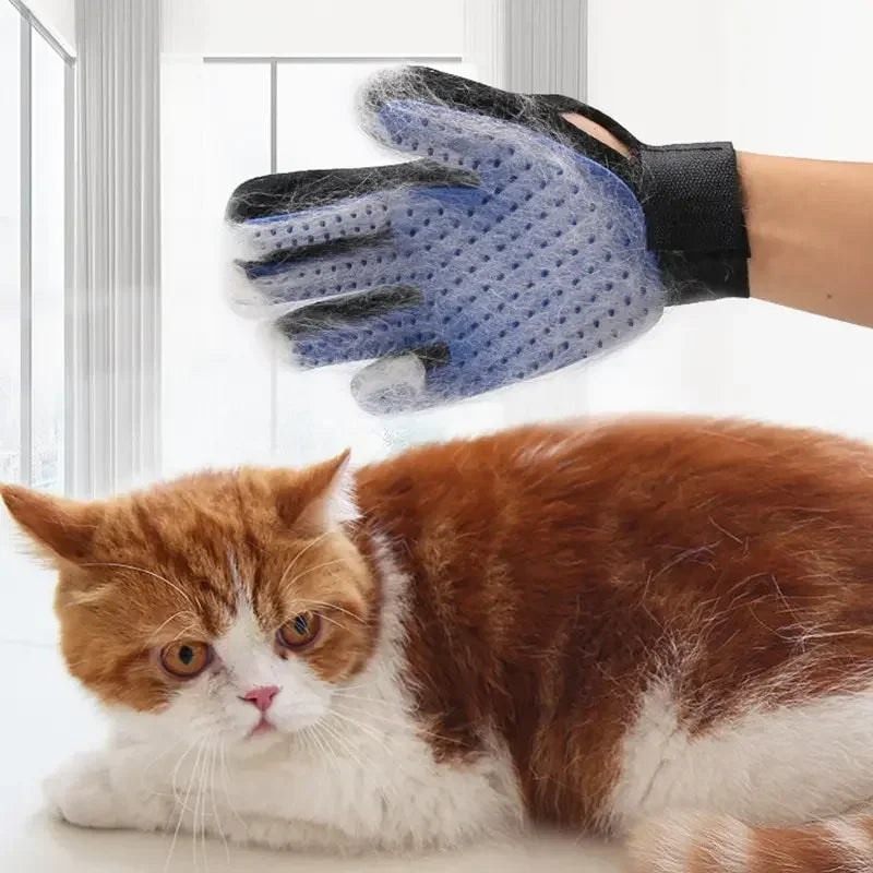 Pet Hair Removal Grooming Gloves