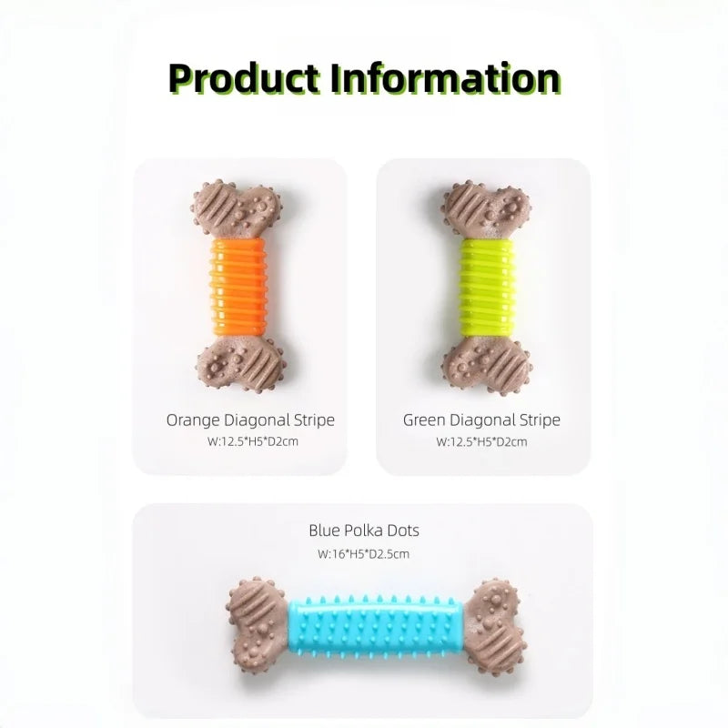 Durable Bone-Shaped Dog Chew Toy