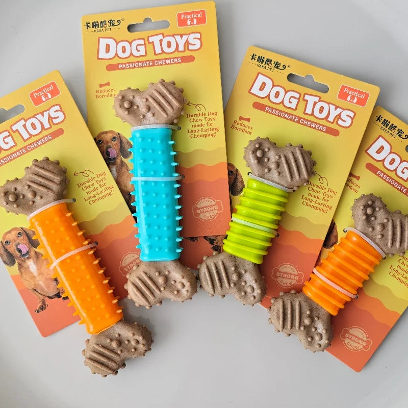 Durable Bone-Shaped Dog Chew Toy