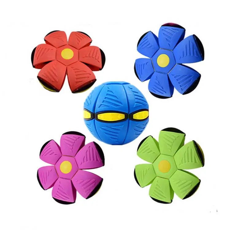 Flying UFO Morph Ball Dog Toy