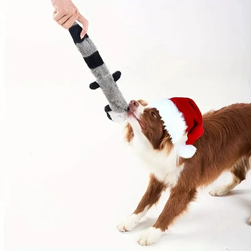 Bite-Resistant Plush Dog Chew Toy