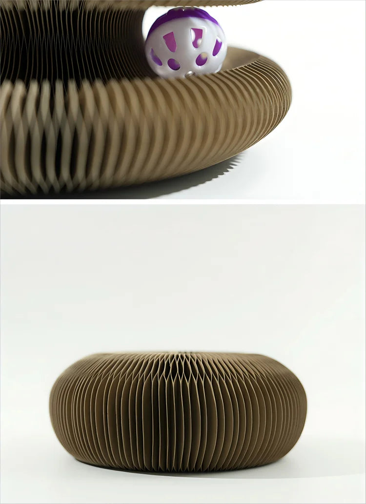 Foldable Magic Curl Cat Scratcher