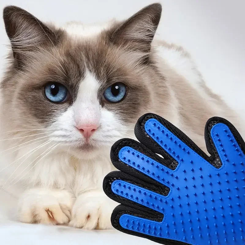 Pet Hair Removal Grooming Gloves