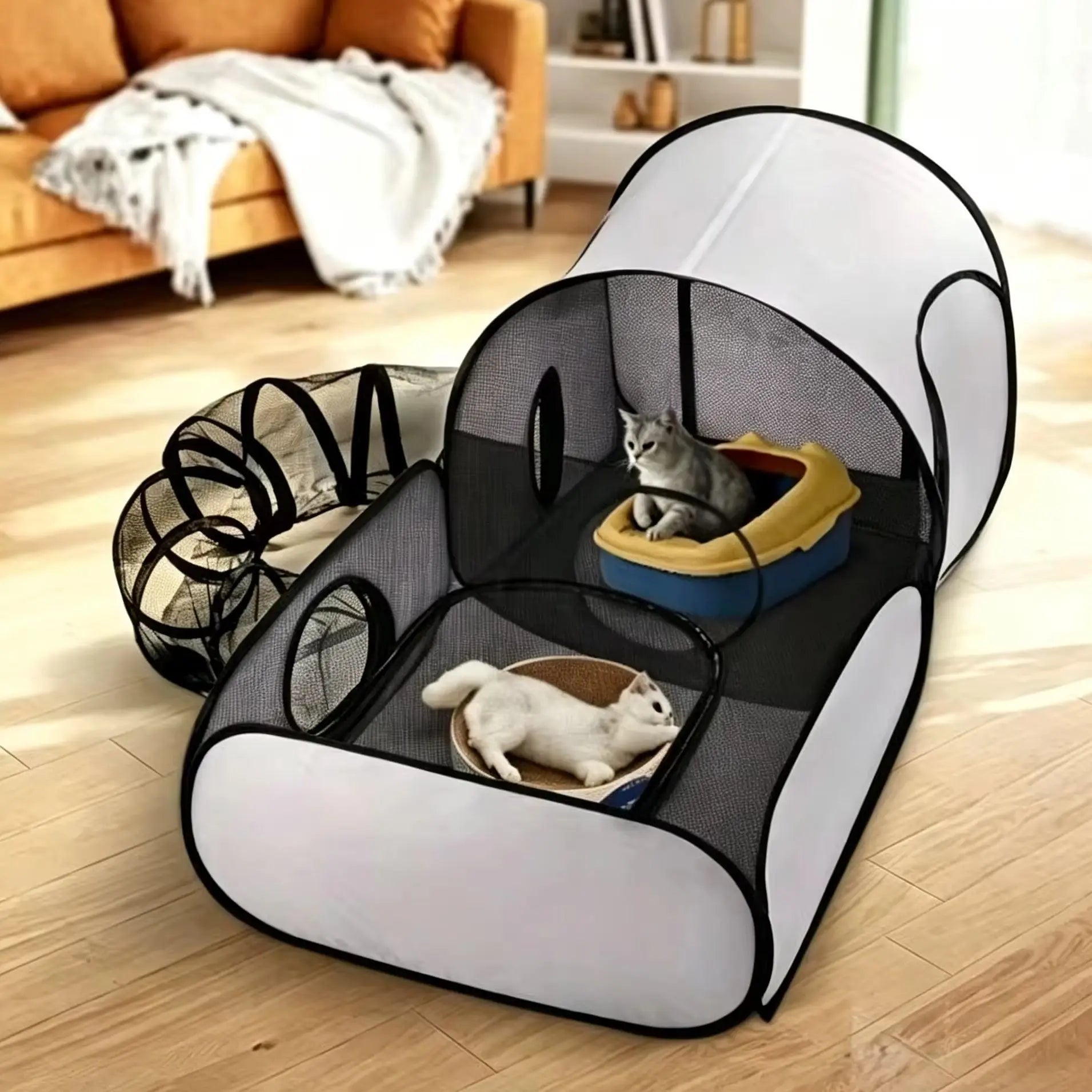 Foldable Cat Play Tent
